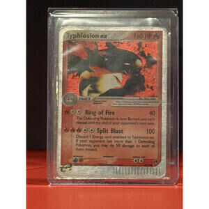 Pokemon Typhlosion EX Sandstorm 2003 Holo Ultra Rare Card 99/100